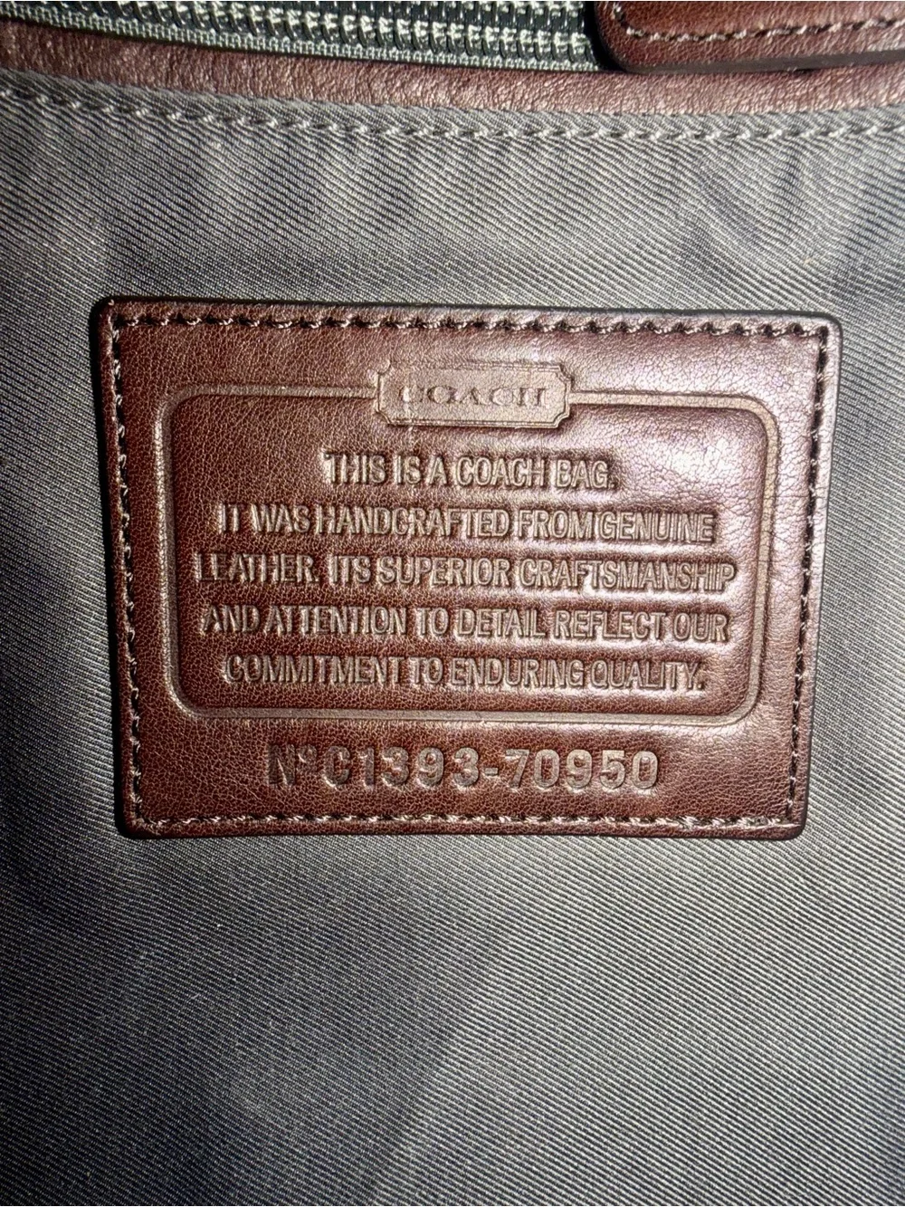 Coach messenger bag